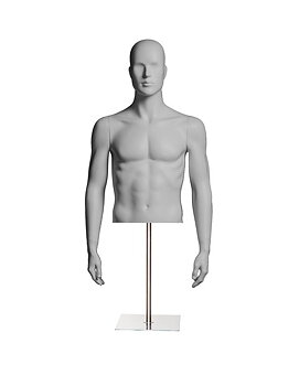 Herre torso, lys grå