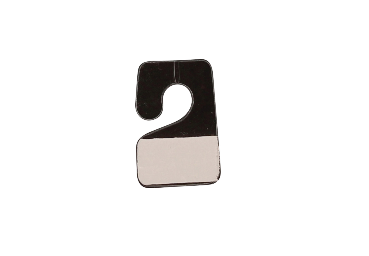 Itseliimautuva koukku KAB1 21 mm läpinäkyvä ,3000kpl/pakkaus.