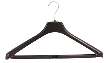 Buet bøjle med stang KOA 46cm sort, 60 stk/pakke.