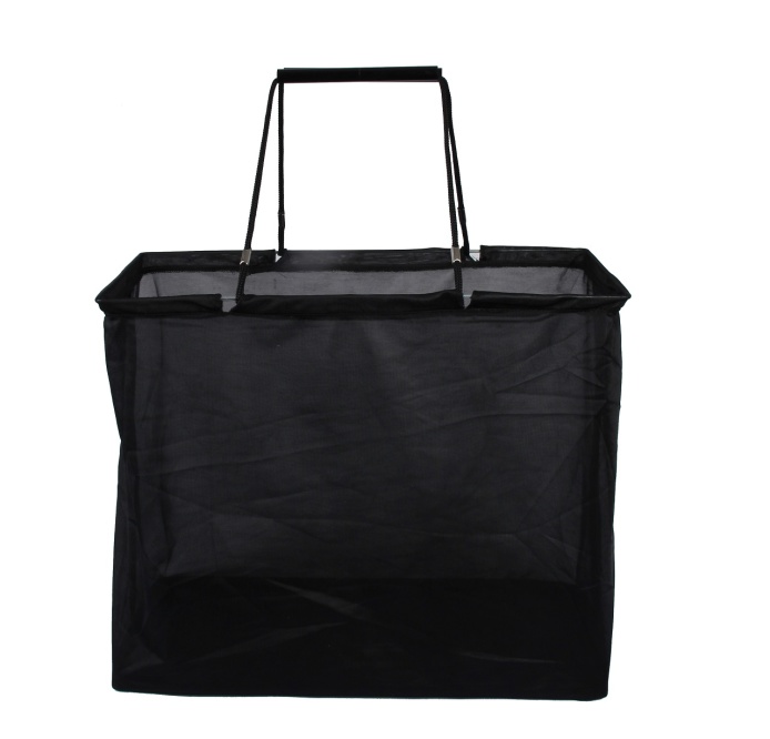 Ostoskassi Musta Mesh 47Wx40Hx24Gcm, 50kpl/pakkaus.