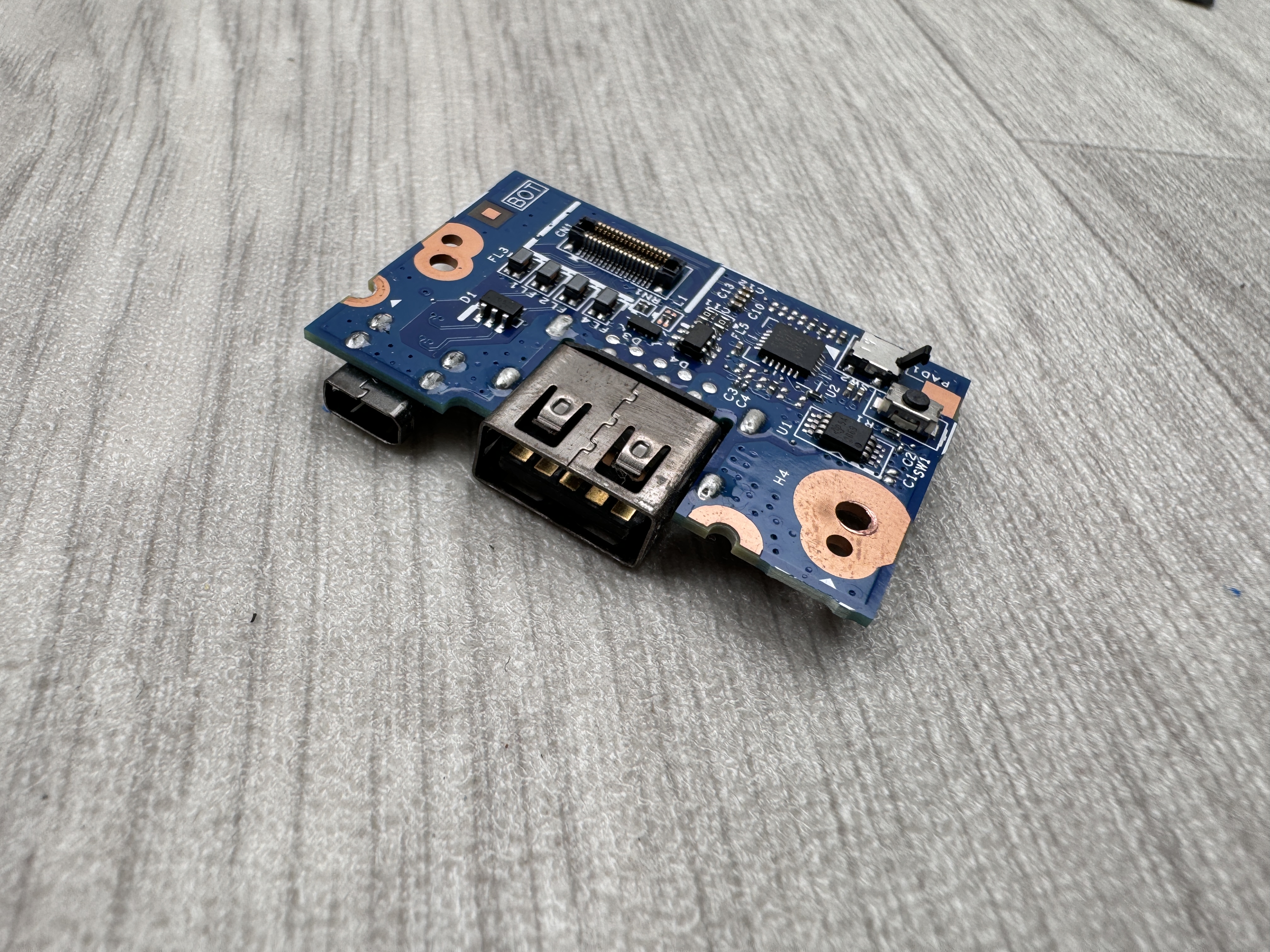 Lenovo ThinkPad X1 Carbon 3rd Gen 14" USB Port Board SC50A10028