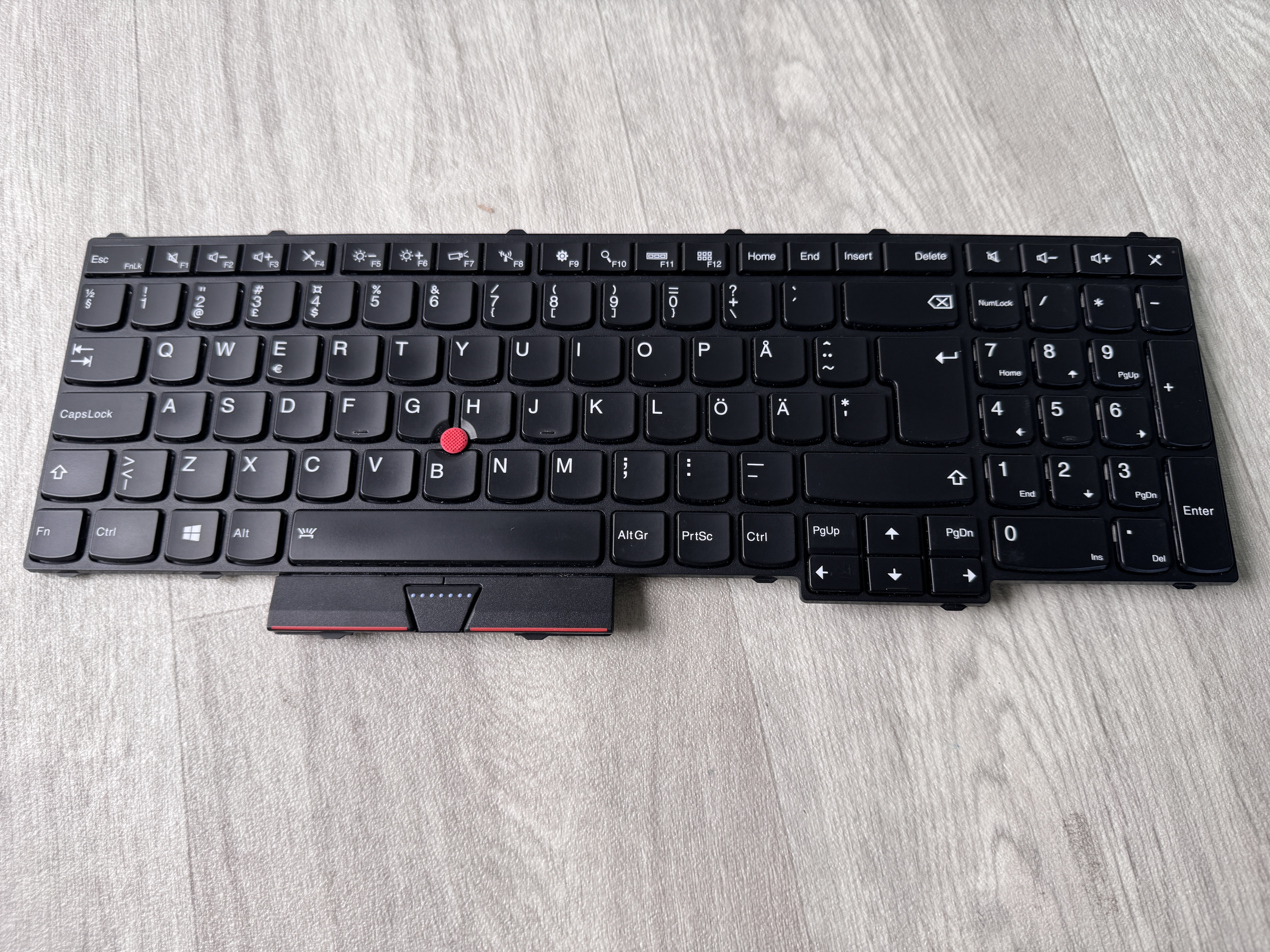 Original Lenovo Thinkpad P50 P51 P70 P71 Tangentbord Keyboard 00PA396