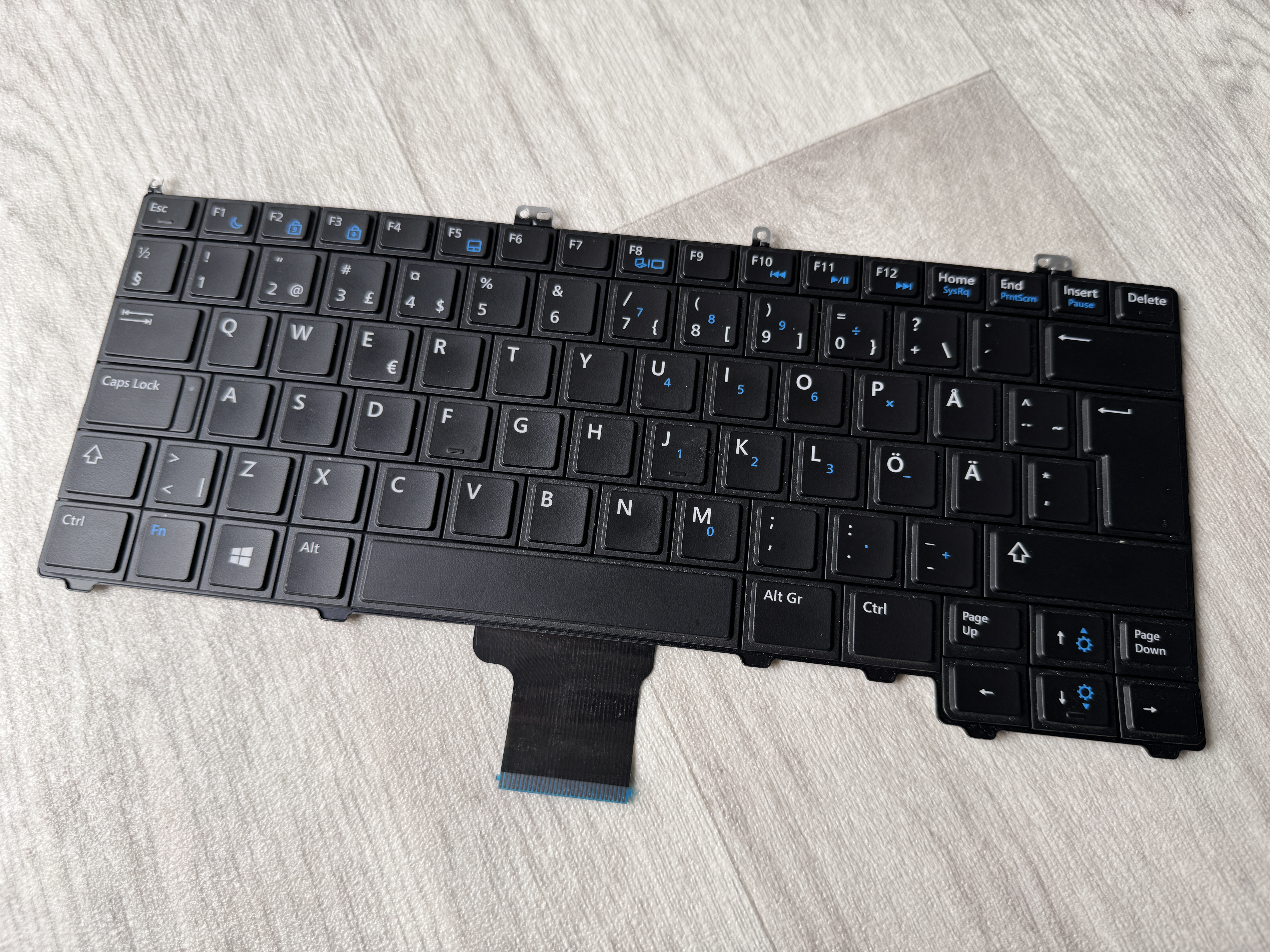 Dell Latitude 12 12-7000 E7440 E7240 Tangentbord / Keyboard 0W31VN