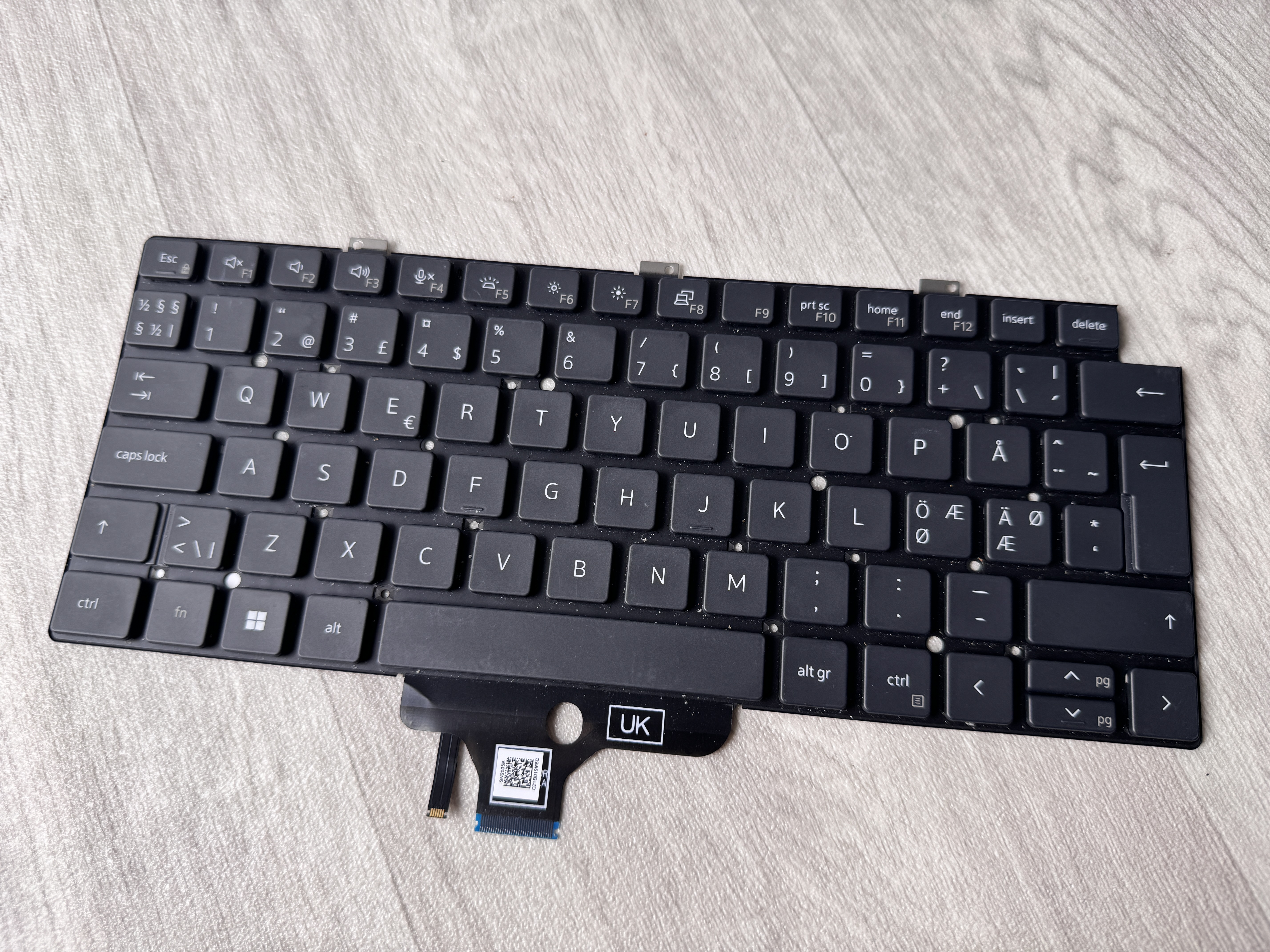 Dell Latitude 13 *2-in-1* X360 7320 7330 5320 5330 Tangentbord Keyboard 0M4GDJ