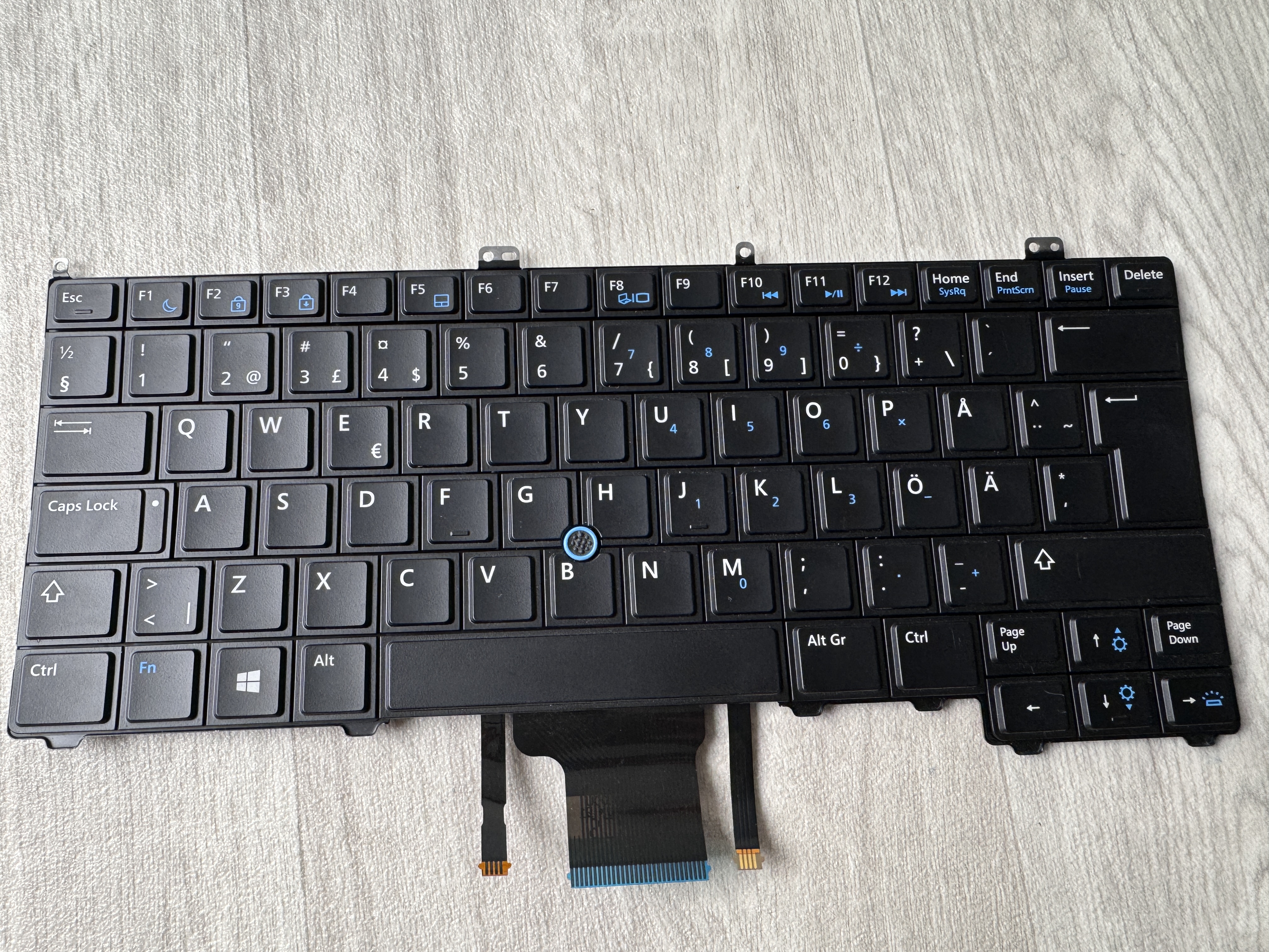 Dell Latitude 12 12-7000 E7440 E7240 Tangentbord / Keyboard 0Y8WJY