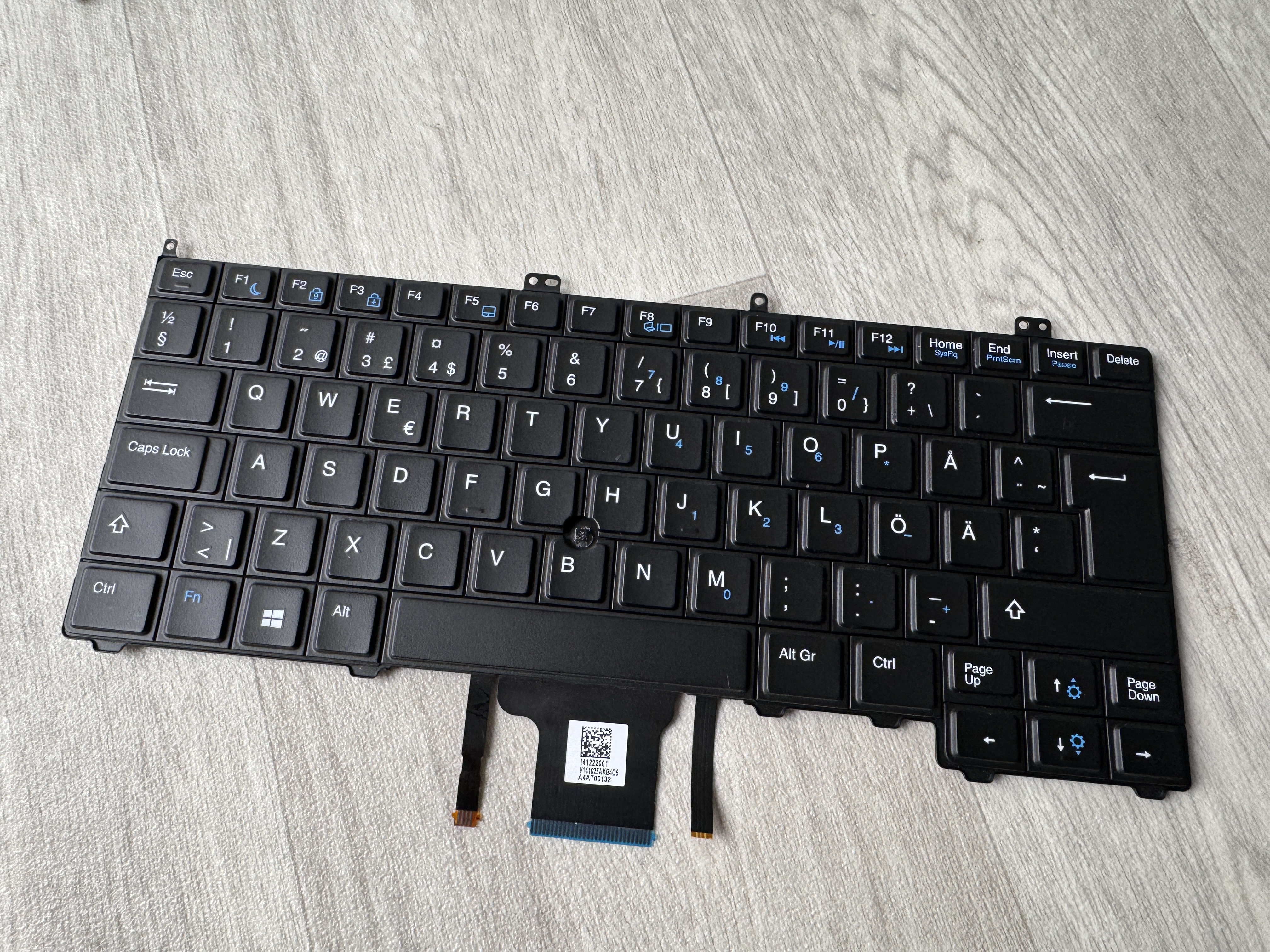 Dell Latitude 12 12-7000 E7440 E7240 Tangentbord / Keyboard 0Y8WJY