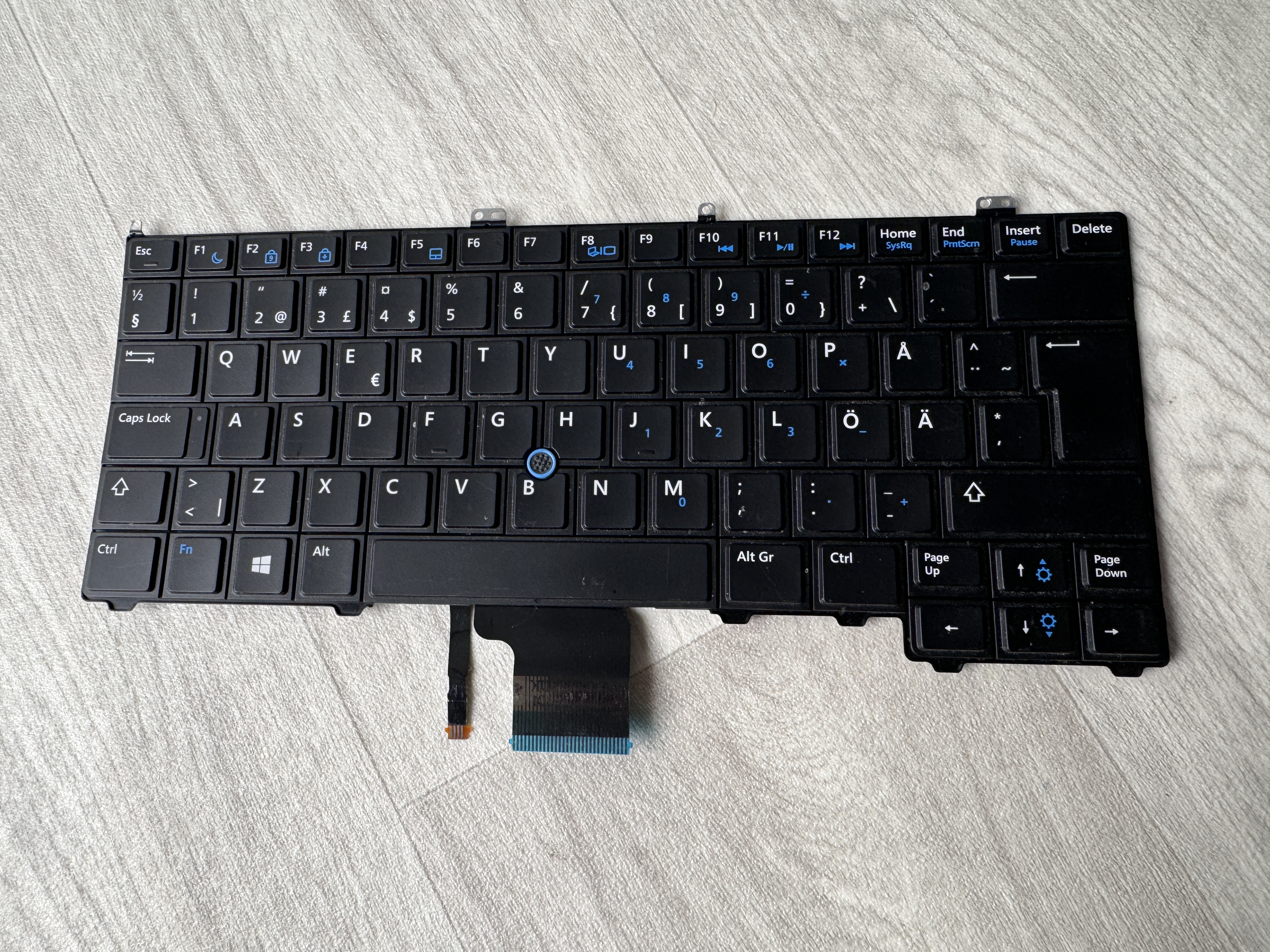 Dell Latitude 12 12-7000 E7440 E7240 Tangentbord / Keyboard 029M04