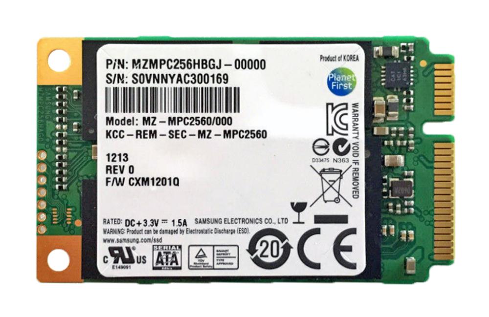 Samsung PM830 256GB SSD mSATA MZMPC256HBGJ