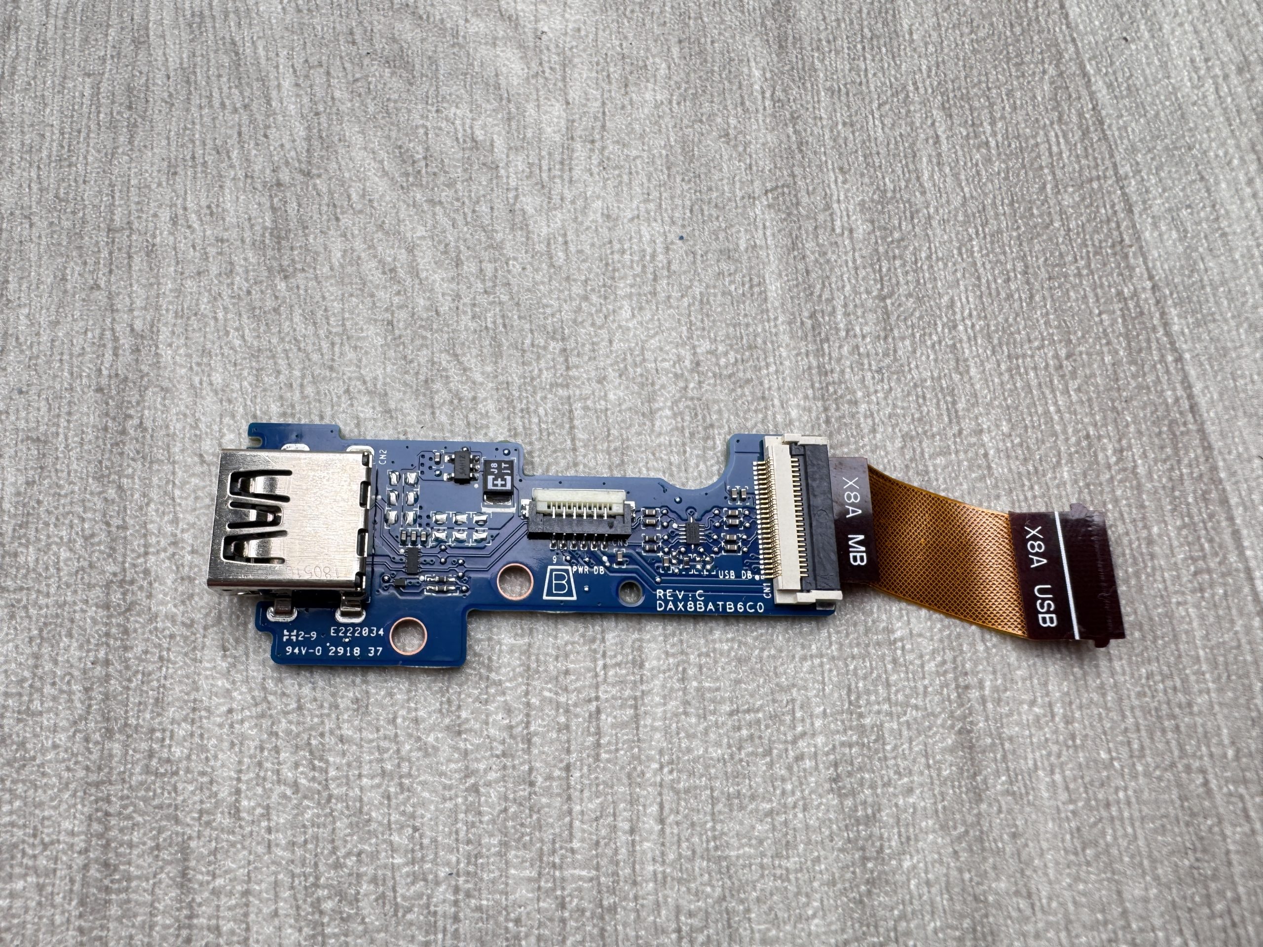 Original HP USB Board DAX8BATB6C0 för ProBook 430 440 G5