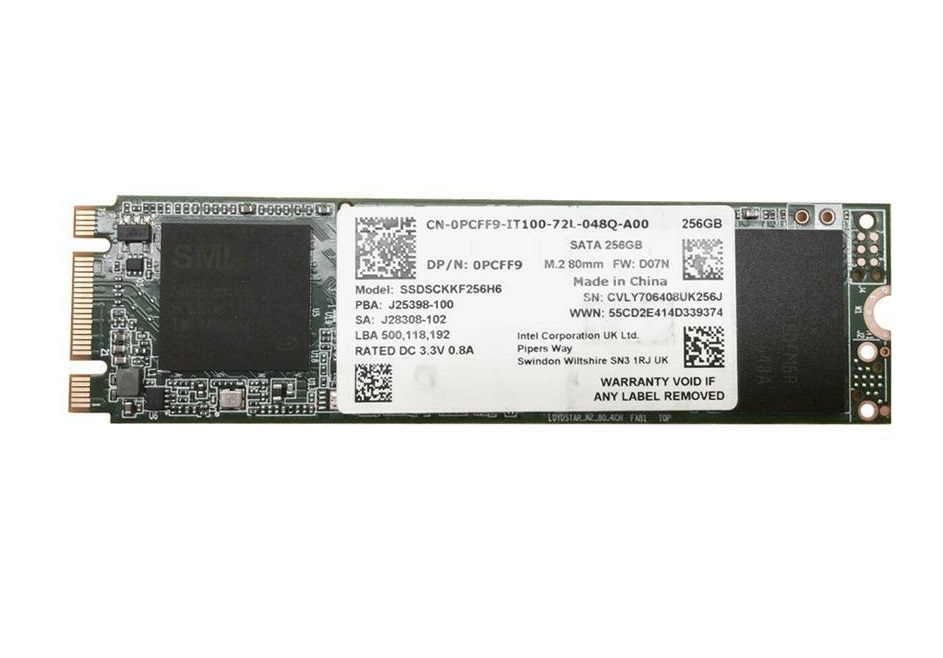 Intel SSDSCKKF256H6 256GB SSD M2 2280 SATA