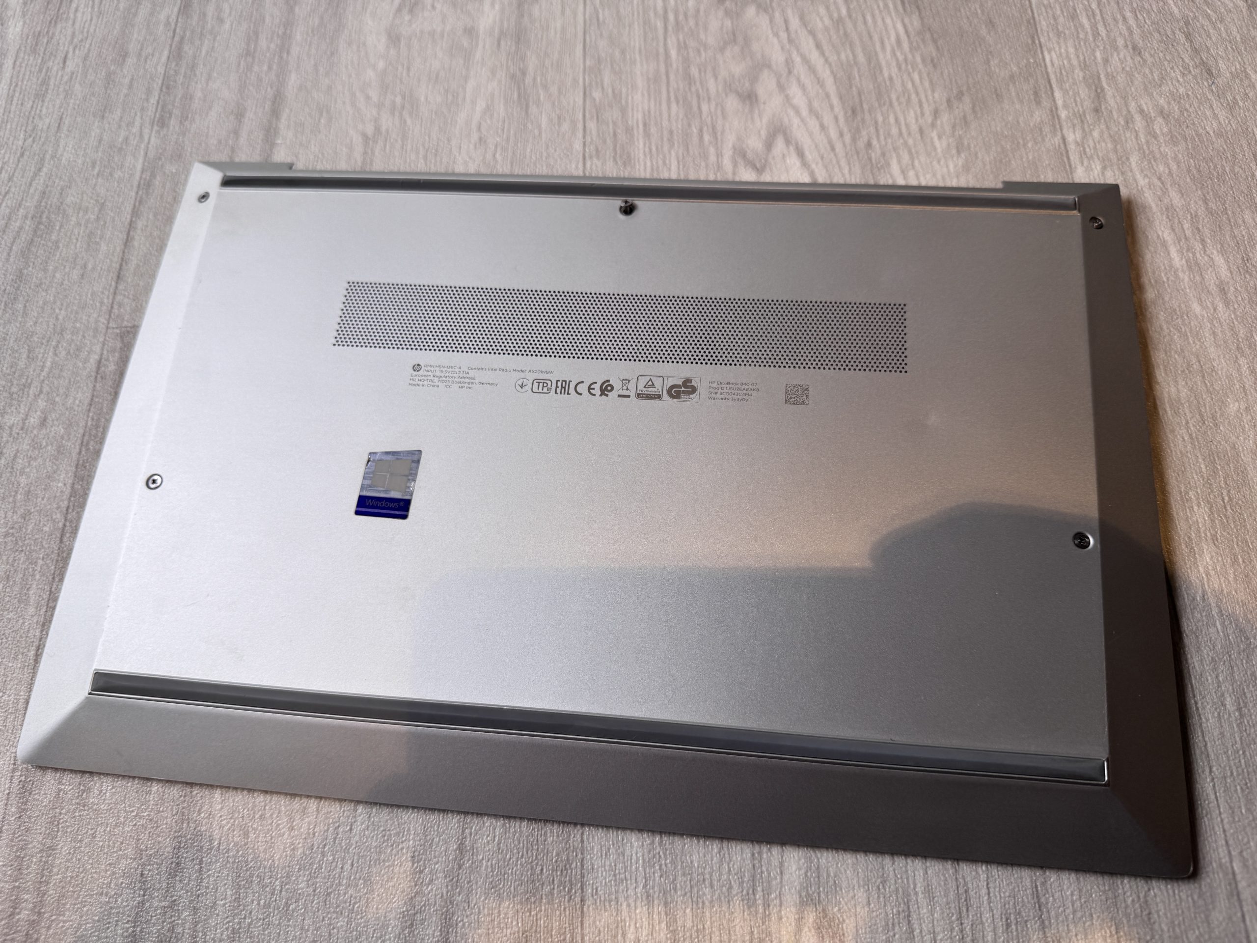 Original Reservel HP Bottom Case / Botten Chassi för EliteBook 840 G7