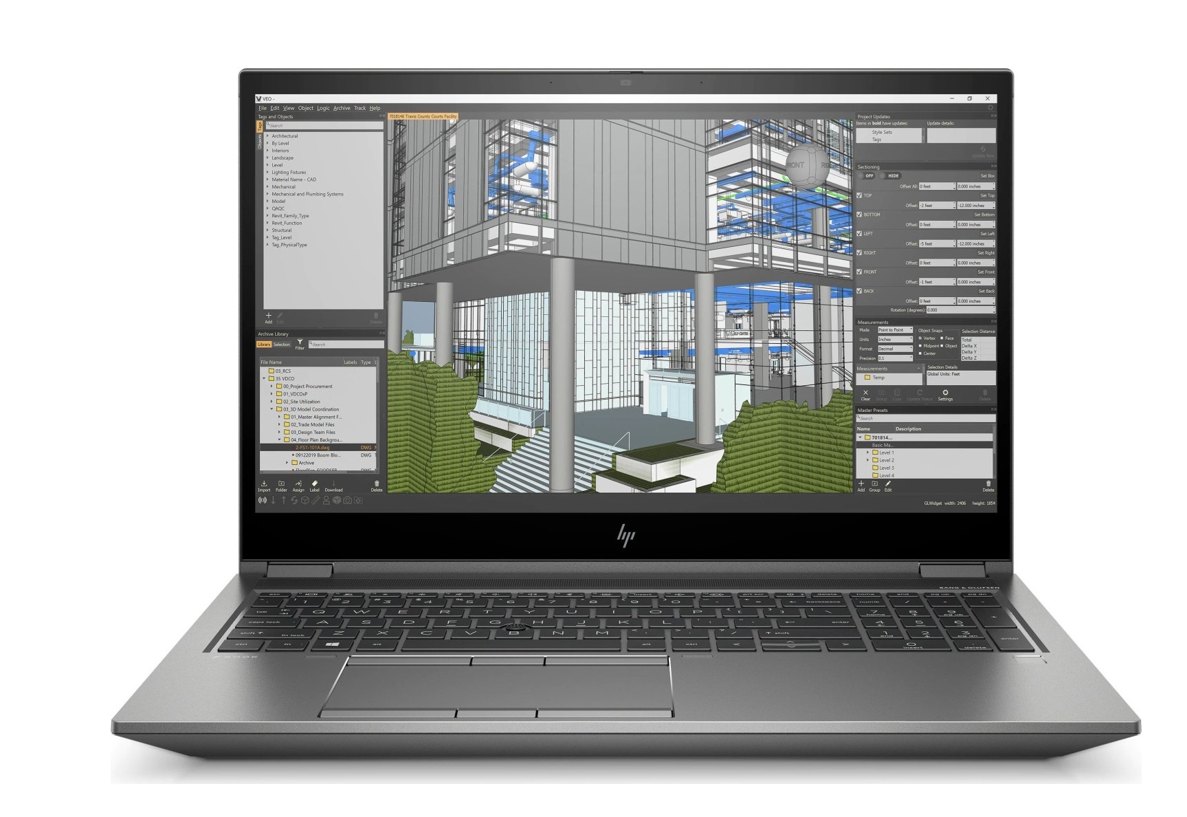 HP ZBook Fury 15.6" G8 UHD 4K Core i7-11850H 64GB 1TB Nvidia RTX A2000 4GB GDDR6 (Kantstött)