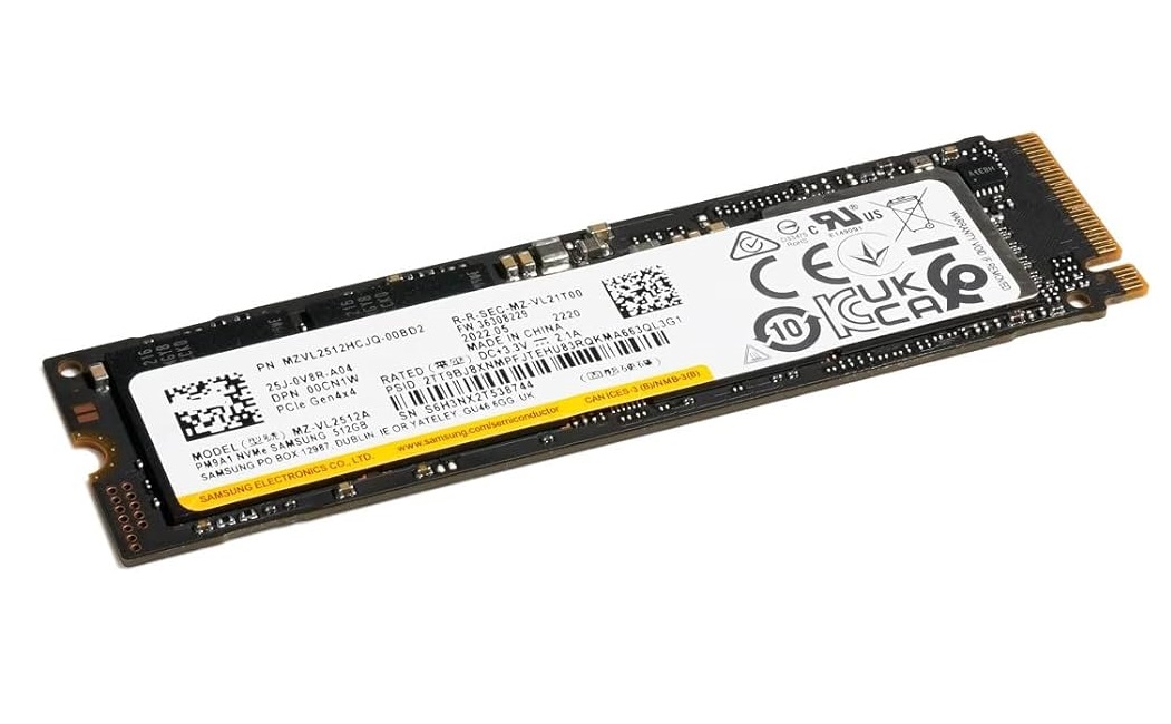Begagnad 512GB Samsung PM9A1 M2 2280 NVMe Gen4 x4