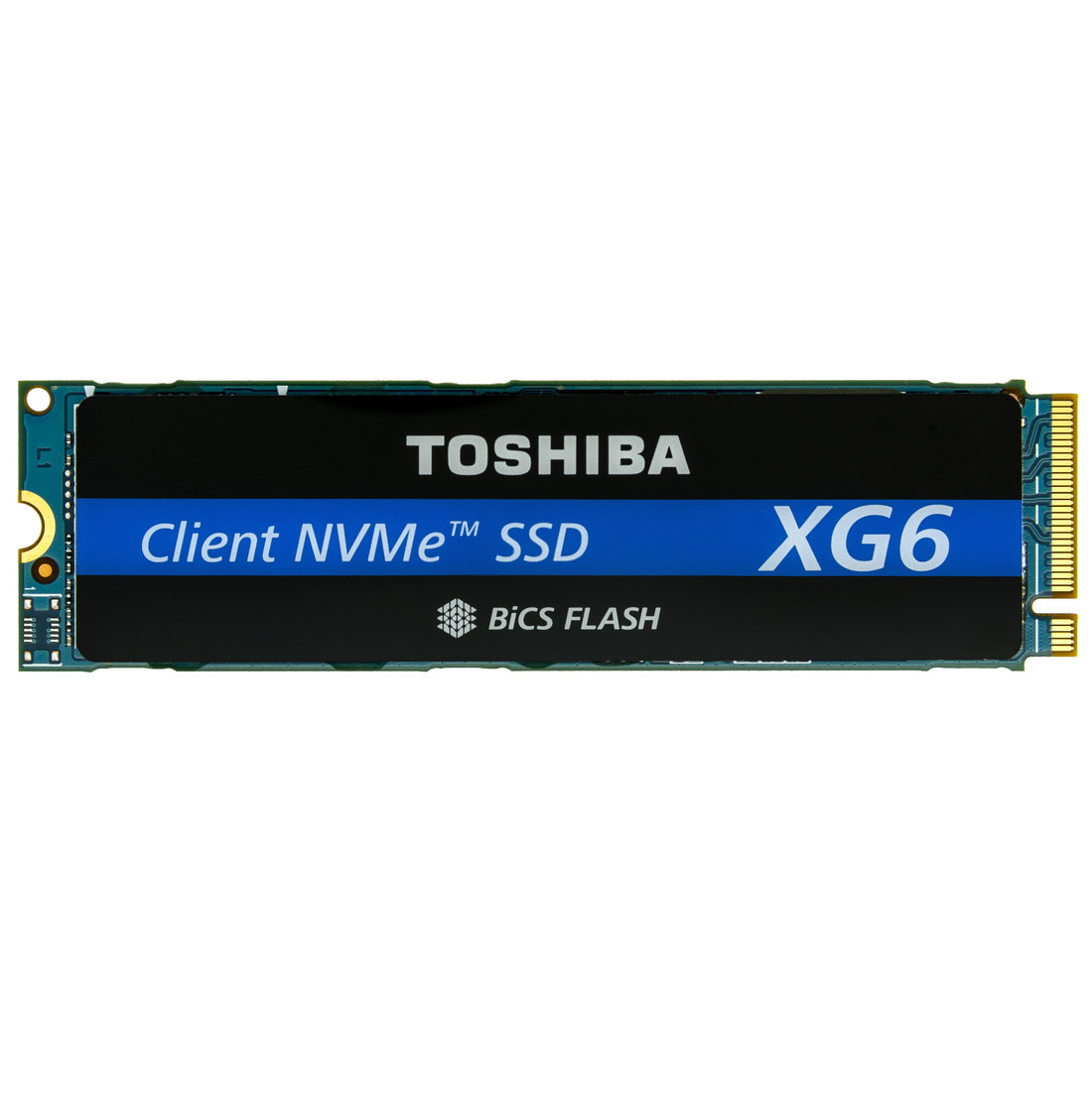 Begagnad Kioxia SSD 1TB XG6 M.2 2280 NVMe PCIe Gen3 x4 KXG6AZNV1T02