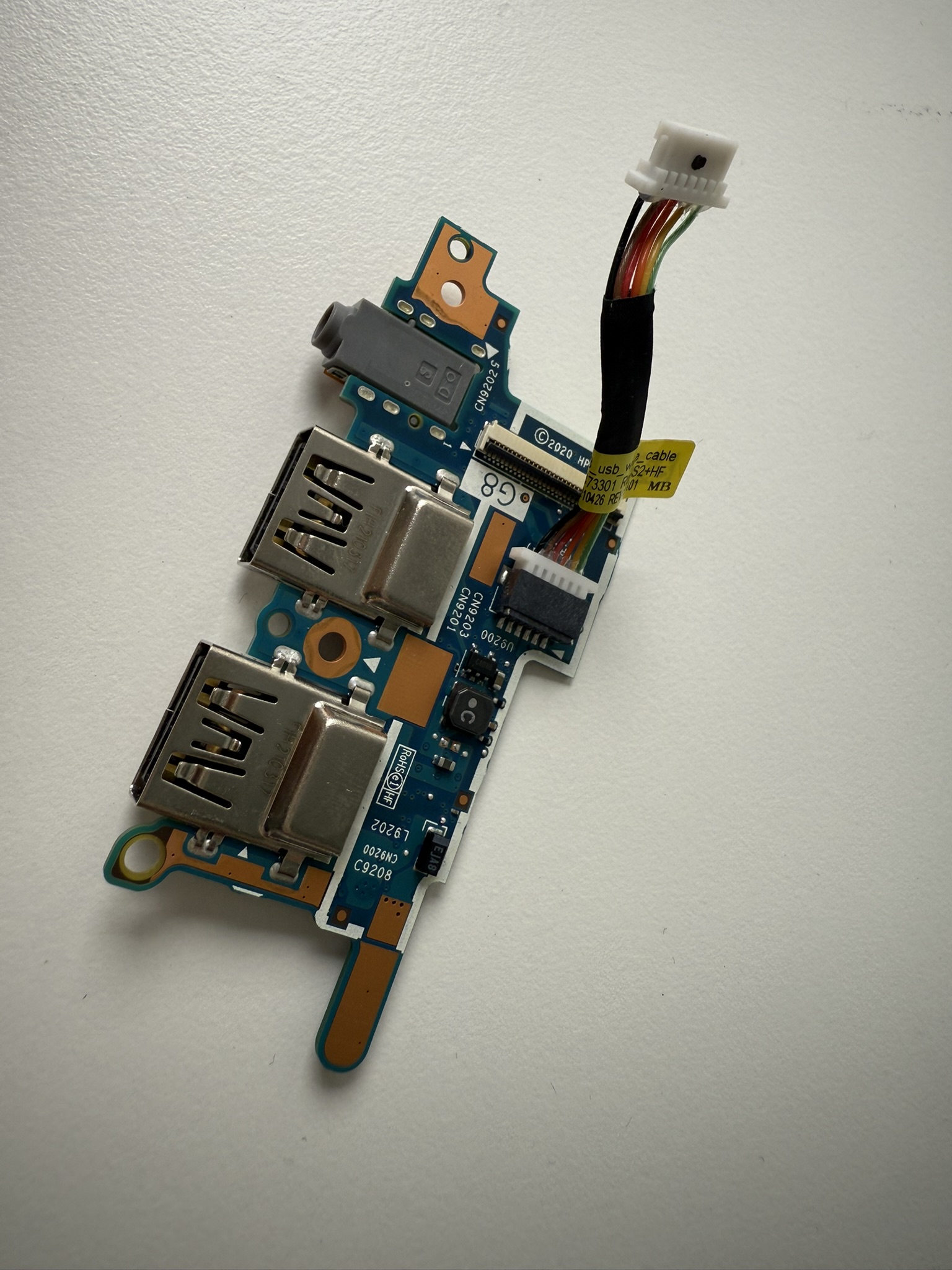 Begagnat HP Original USB Audio Jack Flexkabel 6050A3136301 EliteBook 830 835 840 845 ZBook Firefly 14 G7 G8