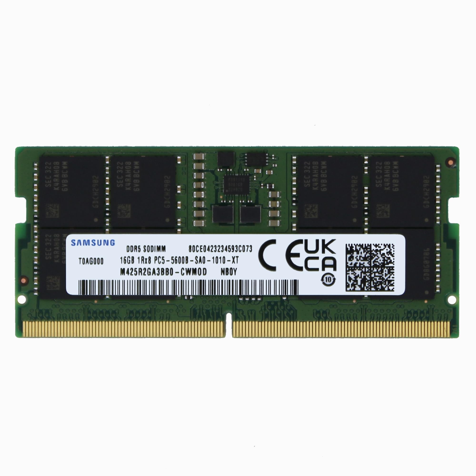 Begagnat 16GB DDR4 (1x16GB) Samsung SODIMM 2Rx8 PC5-4800B 4800MHz RAM Minne (M425R2GA3BB0-CWMOL)