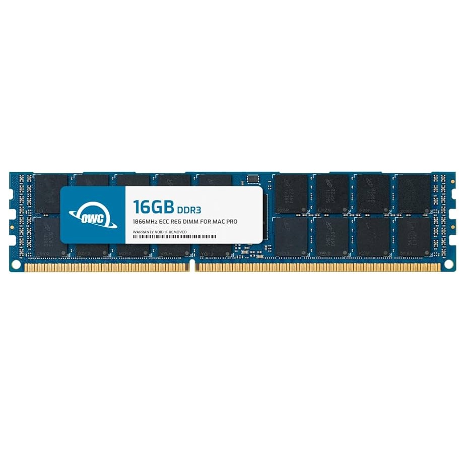Begagnat 16GB DDR3 (1x16GB) ECC Registered PC3-14900 1866MHz RAM Minne OWC1866D3MPE16G