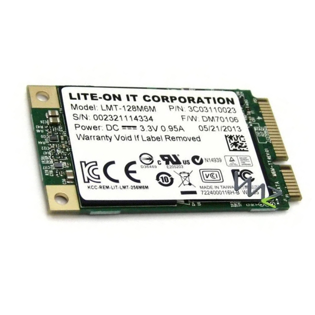 Begagnad 128GB LiteON SSD mSATA LMT-128M6M