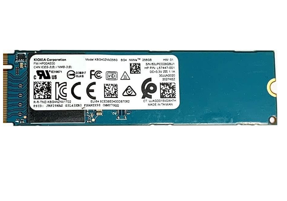 Toshiba KIOXIA BG4 256GB SSD M2 2280 NVMe PCIe Gen3 x4