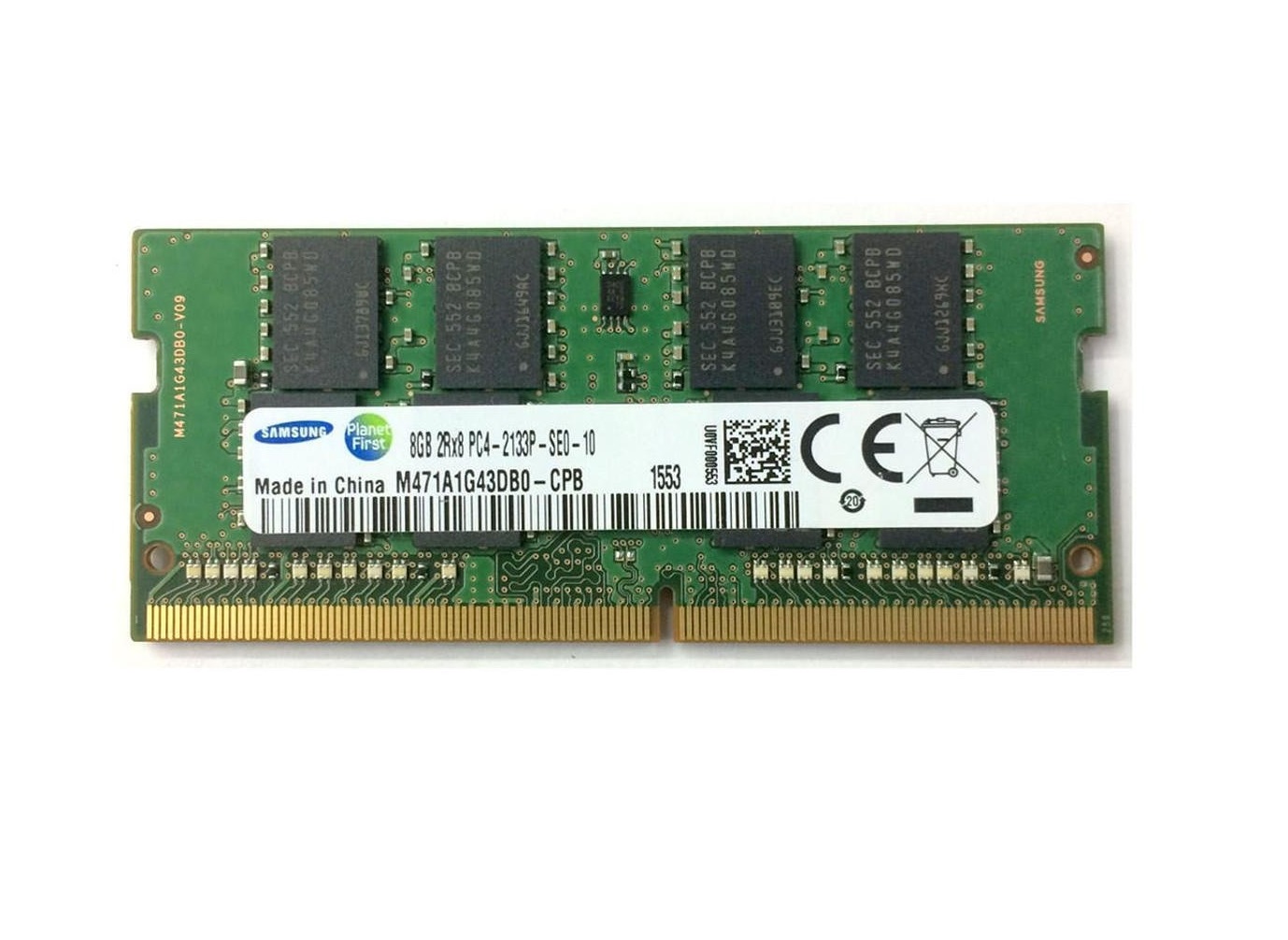 8GB DDR4 1x8GB Samsung SODIMM 2Rx8 PC4-2133P 2133MHz RAM Minne