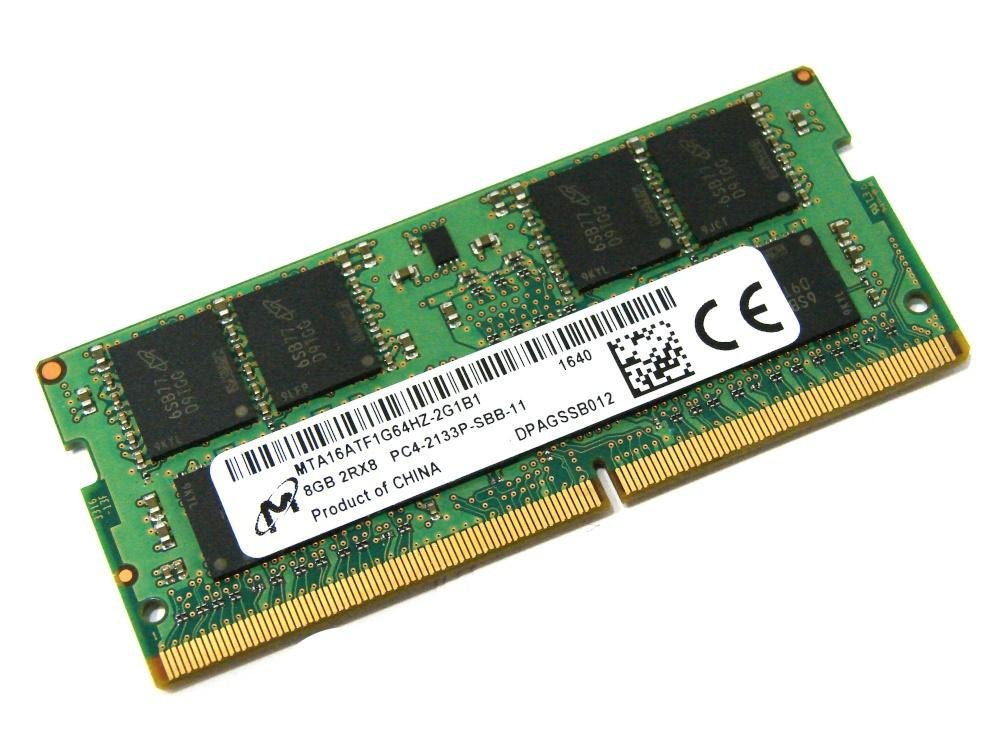 8GB DDR4 1x8GB Micron SODIMM 2Rx8 PC4-2133P 2133MHz RAM Minne