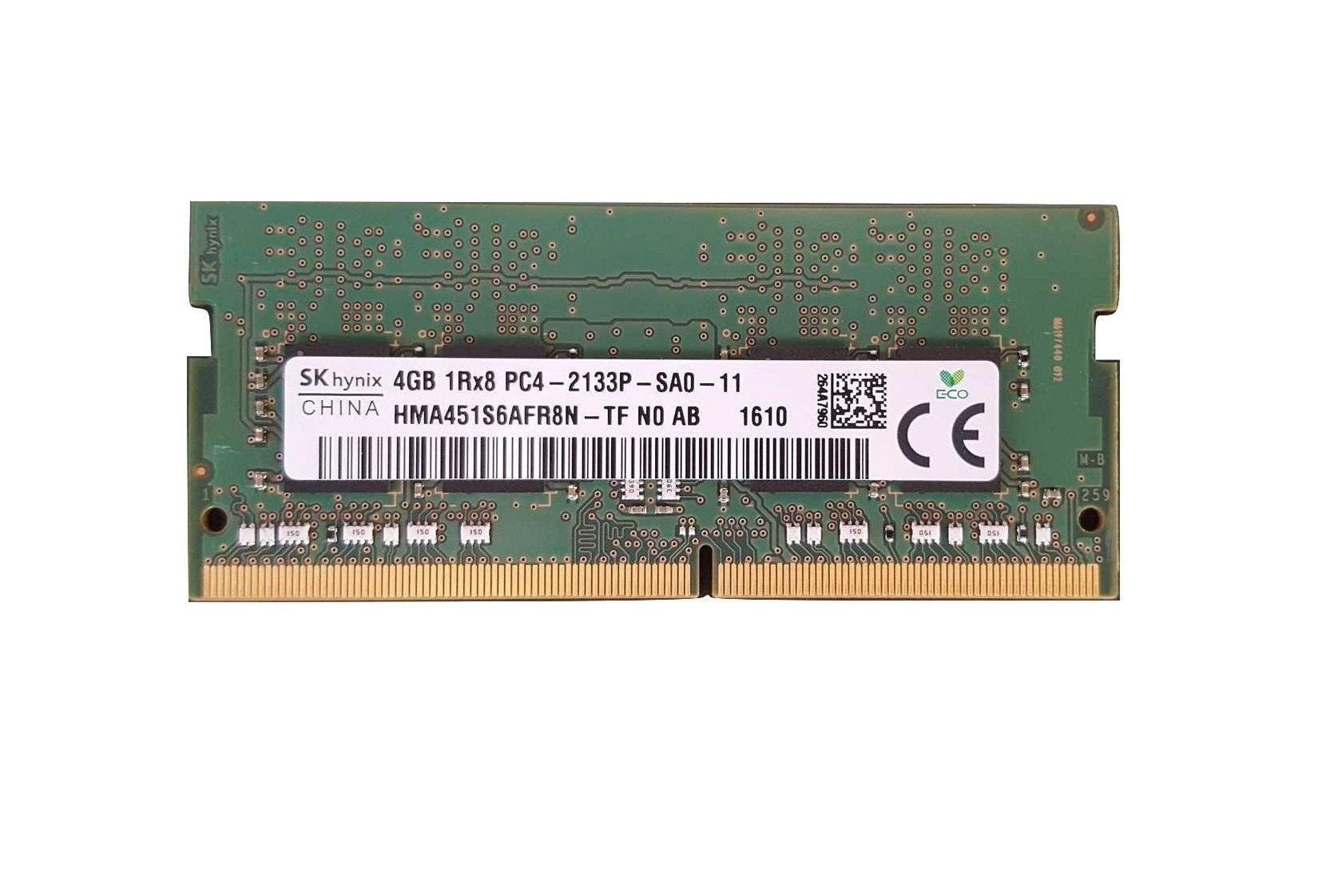 Begagnat 4GB DDR4 (1x4GB) SK Hynix SODIMM 1Rx8 PC4-2133P 2133MHz RAM Minne HMA451S6AFR8N