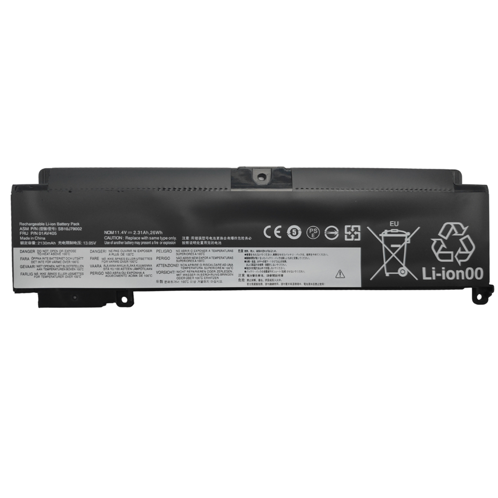 NY! Batteri till Lenovo T460s T470s Short