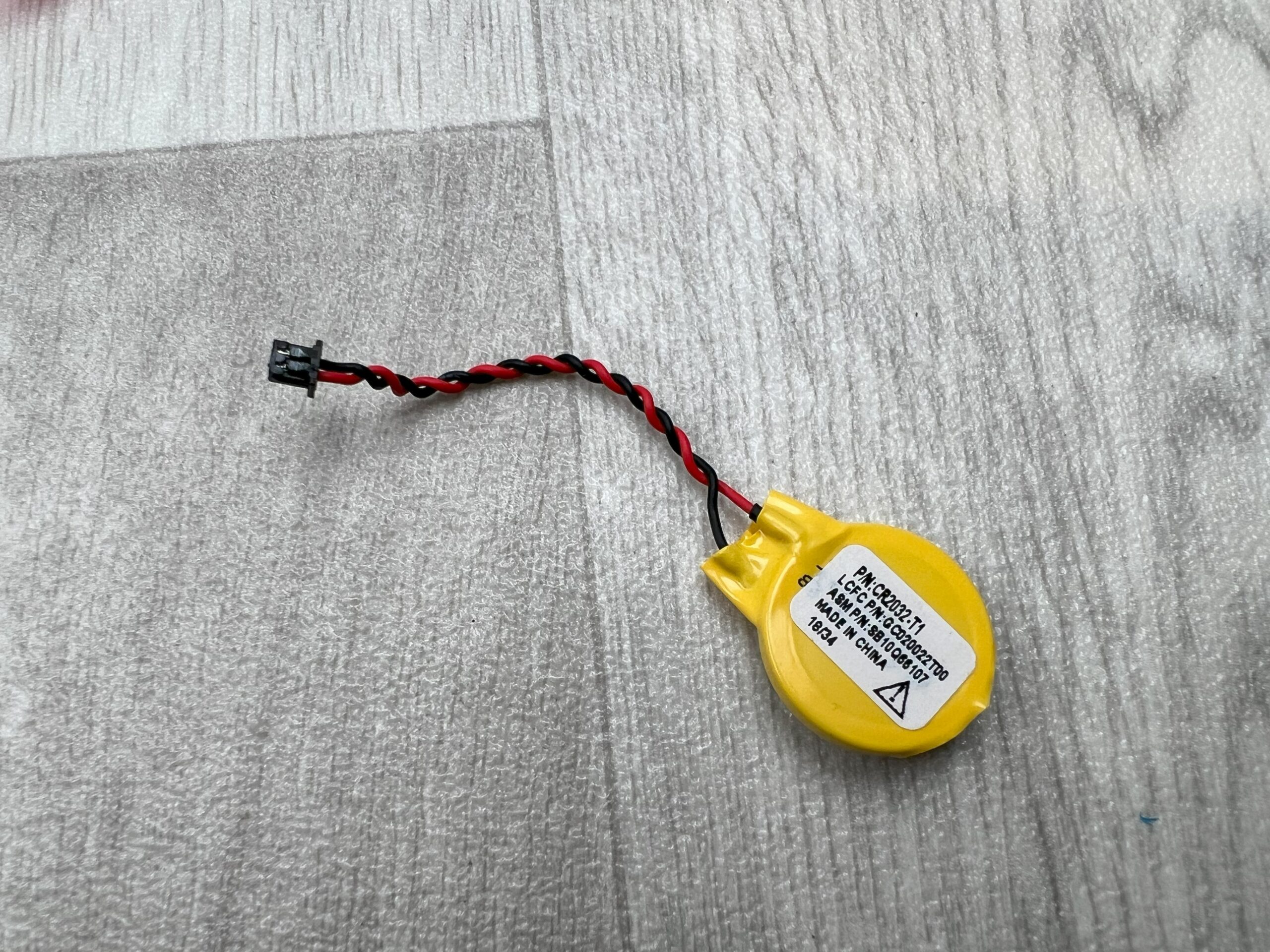 Original Lenovo BIOS Batteri CR2032-T1 PN GC020022T00 SB10Q66107 CMOS