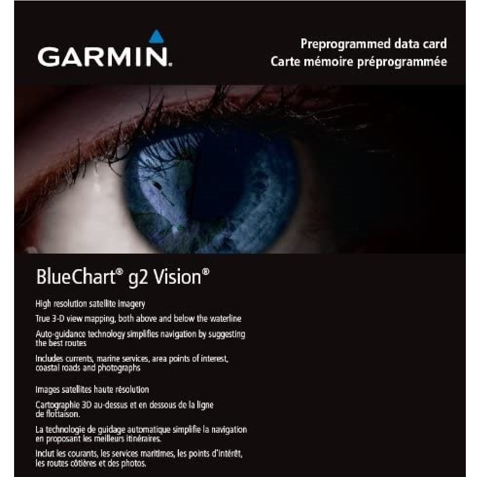 Original Garmin Sjökort Bluechart G2 Vision VEU048R (2008) Stockholm, Mälaren, Vänern & Vättern