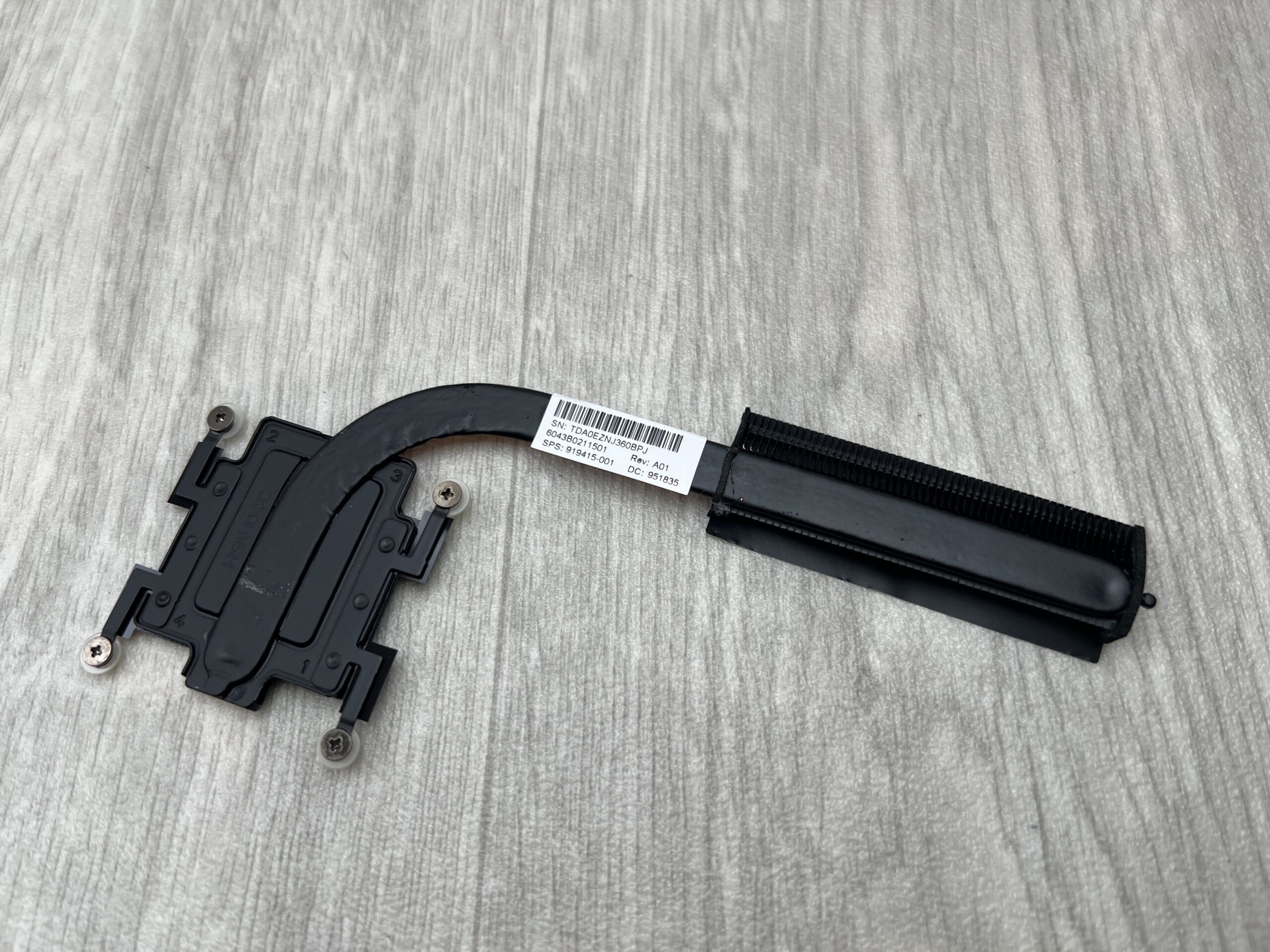 Original HP Heatsink assembly / Kylfläns för Elitebook X360 1030 G2 (919415-001)