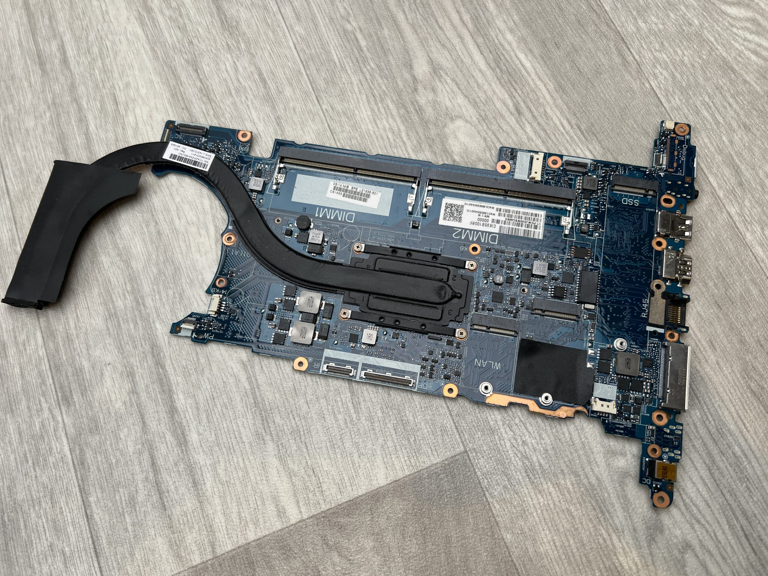 Moderkort - HP EliteBook 745 G5 (+Heatsink) - AMD Ryzen 3 PRO 2300U