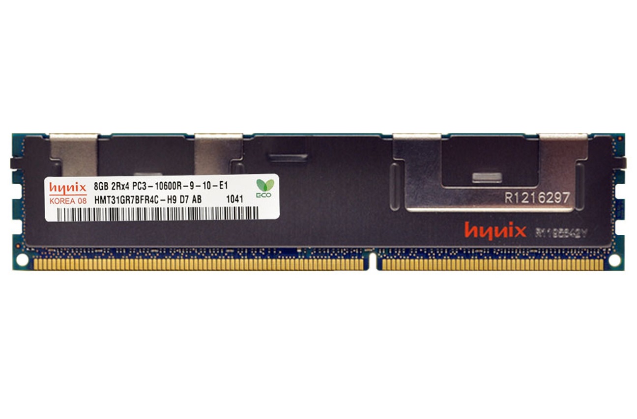 Begagnat 8GB DDR3 (1x8GB) SK Hynix RDIMM 2Rx4 ECC PC3-10600R 1333MHz Dual Rank x4 RAM Minne