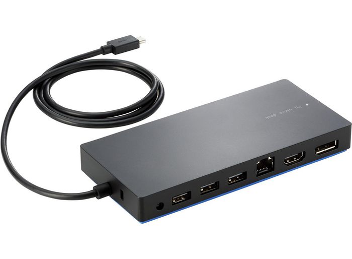 HP Elite USB-C Docking Station + 65W AC Adapter (X7W54AA)
