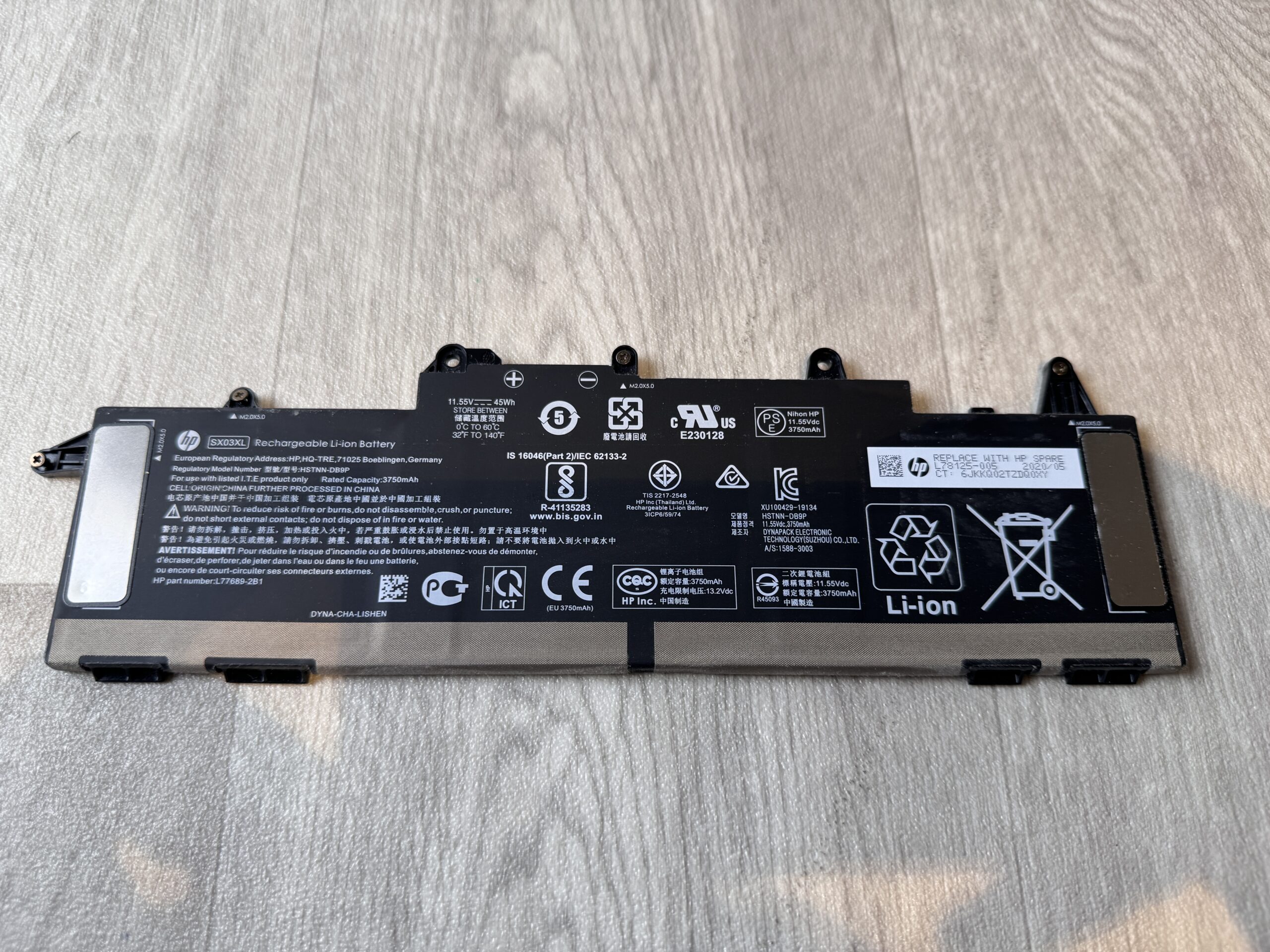 Original HP SX03XL Batteri ProBook x360 435 G7 G8