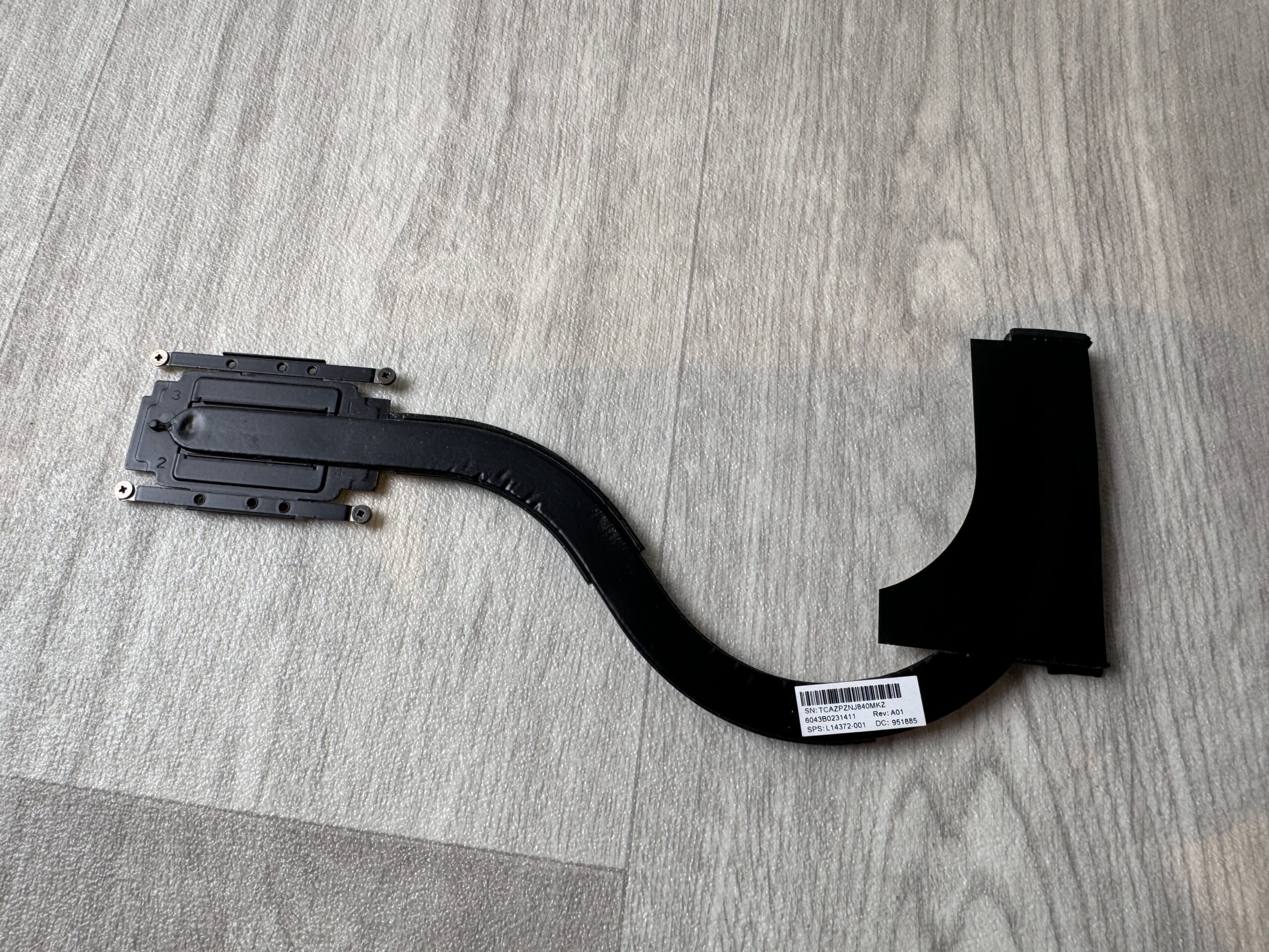 Original HP Heatsink assembly Kylfläns för Elitebook 840 845 740 745 G5 L14372-001