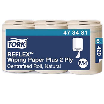 Torkrulle TORK Natur M4 Reflex 2lag 6/fp