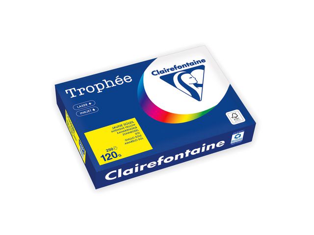 Kop.ppr TROPHE&Eacute; A4 120g oh gul 250/fp