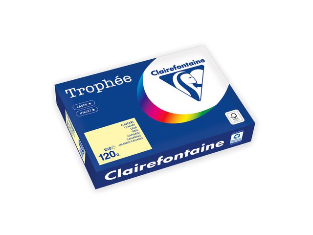 Kop.ppr TROPHE&Eacute; A4 120g oh ljusgul 250/F