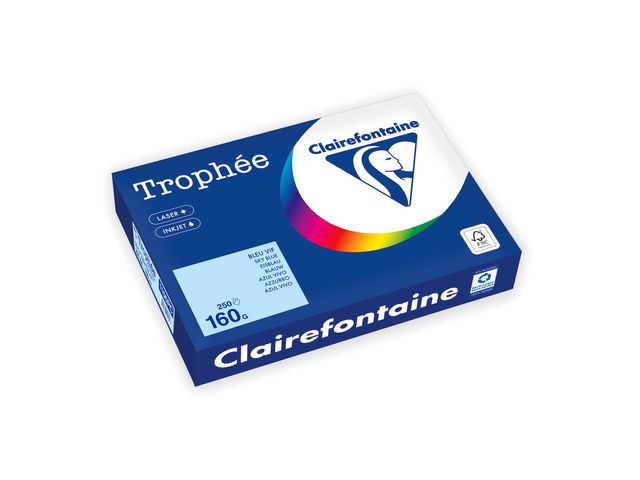 Kop.ppr TROPHE&Eacute; A4 160g oh ljusbl&aring; 250/F