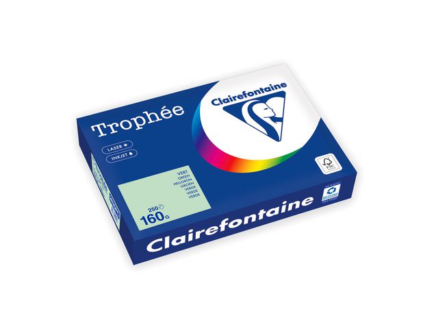 Kop.ppr TROPHE&Eacute; A4 160g oh mintgr 250/fp
