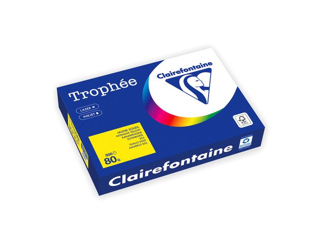 Kop.ppr TROPHE&Eacute; A4 80g oh gul 500/fp