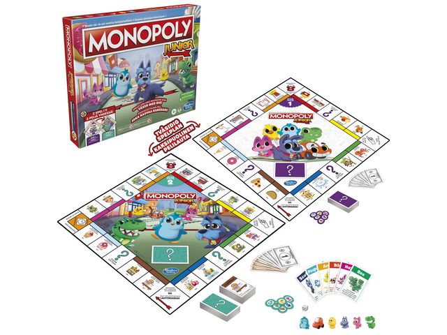 Spel Monopol Junior 2 spel i 1