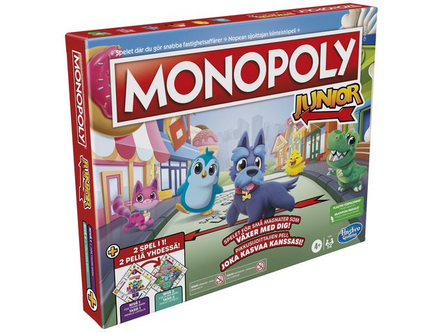 Spel Monopol Junior 2 spel i 1