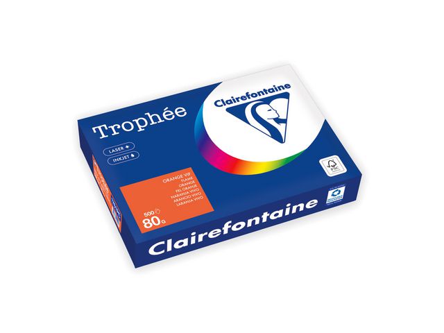 Kop.ppr TROPHE&Eacute; A4 80g oh brandgul 500/F