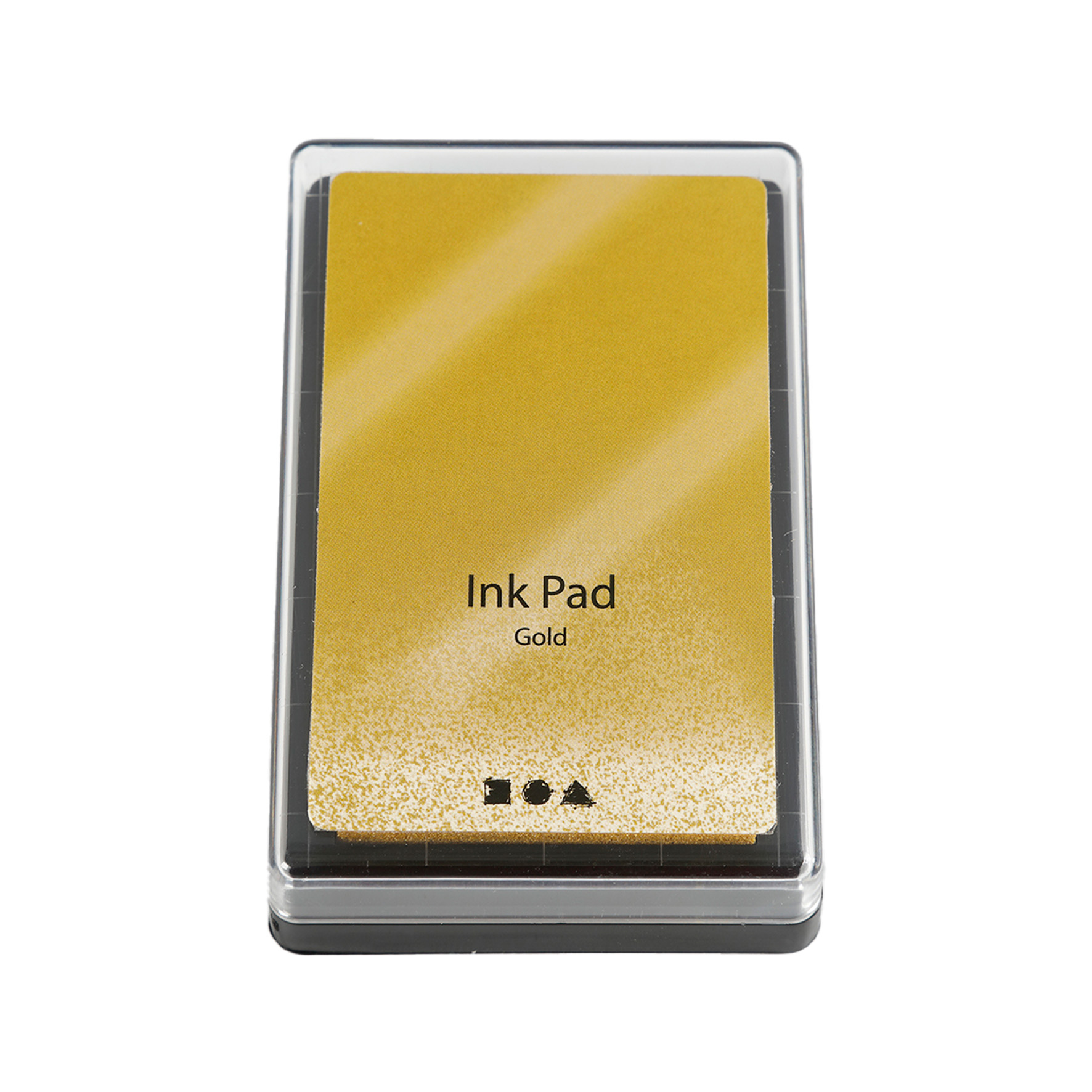 Stämpeldyna 9x6cm guld