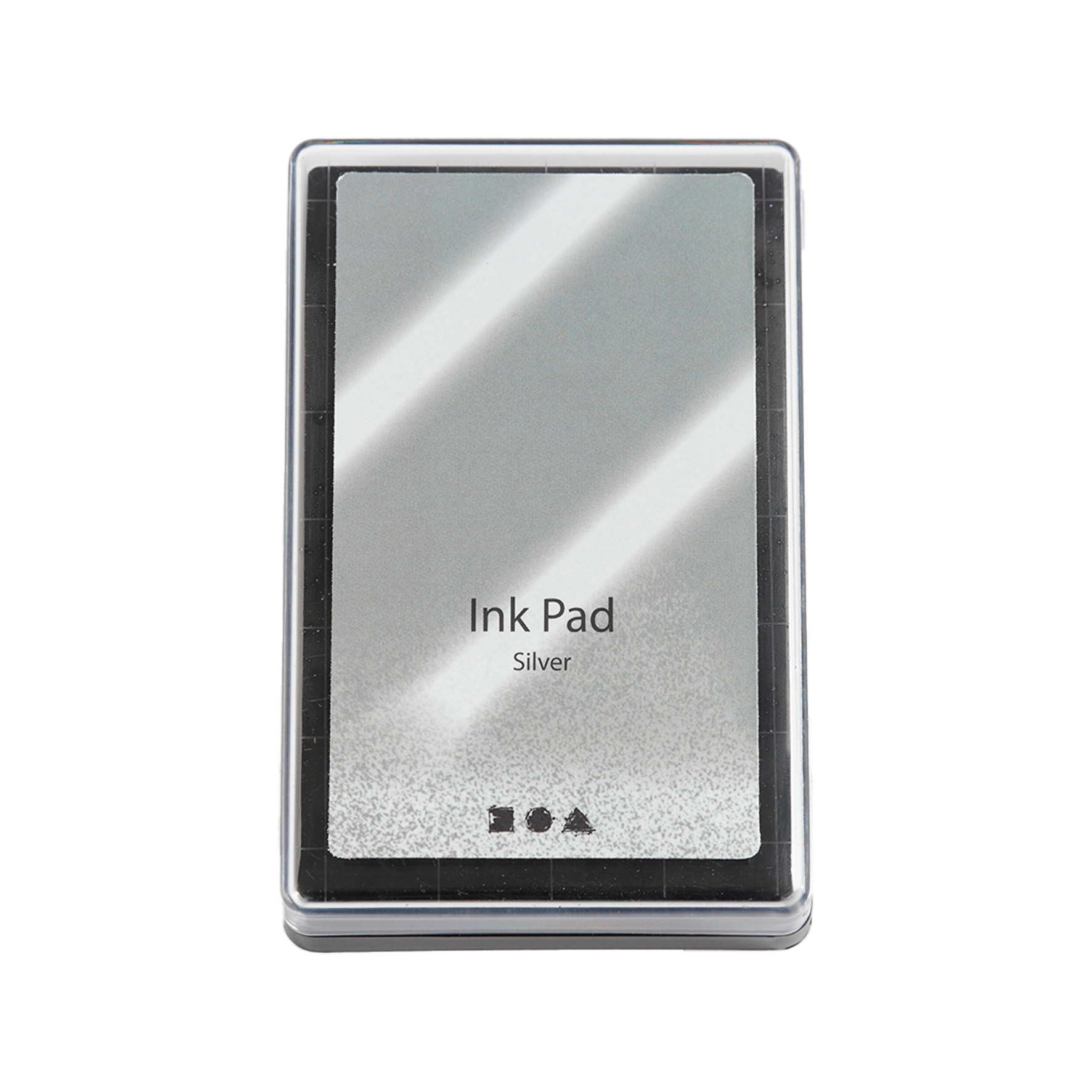 Stämpeldyna 9x6cm silver