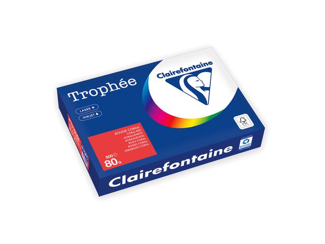 Kop.ppr TROPHE&Eacute; A4 80g oh r&ouml;d 500/fp