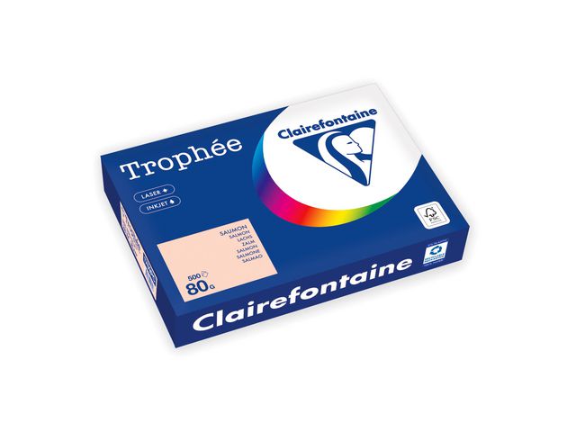 Kop.ppr TROPHE&Eacute; A4 80g oh laxrosa 500/fp