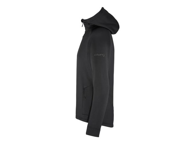 Powerfleecehoodie Adv Explore svart