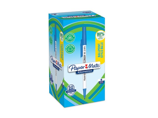 Kulpenna PAPER MATE recy 1mm bl&aring; 50/fp